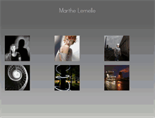 Tablet Screenshot of marthe-lemelle.com